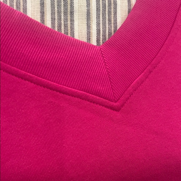 Wild Fable Pink V-Neck Sweatshirt - Picture 3 of 5